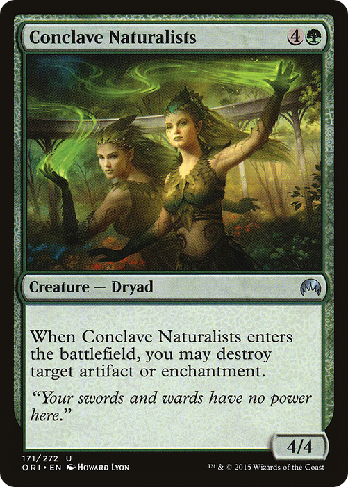 Conclave Naturalists (ORI-171) - uncommon - Foil