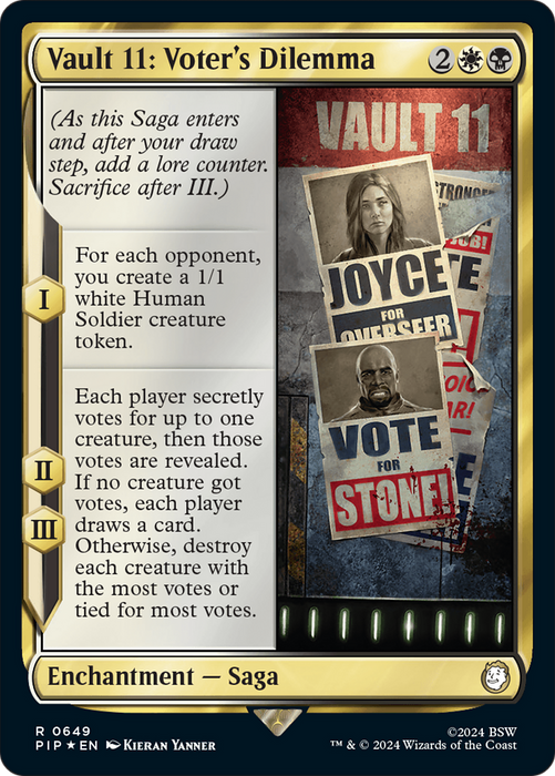 Vault 11: Voter's Dilemma (PIP-649) - rare - Foil