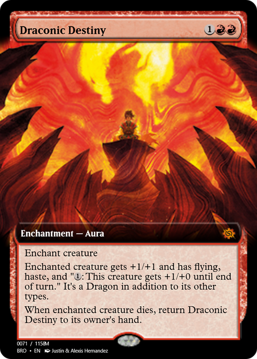 Draconic Destiny (PRM-105750) - mythic - Foil