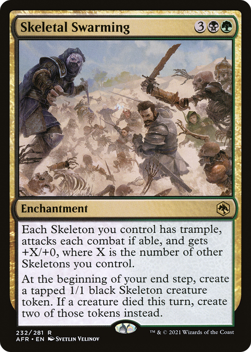 Skeletal Swarming (AFR-232) - rare - Foil