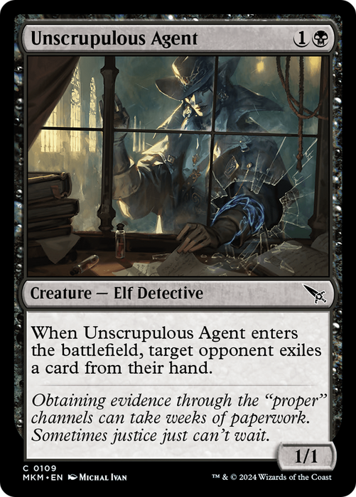Unscrupulous Agent (MKM-109) - common - Foil