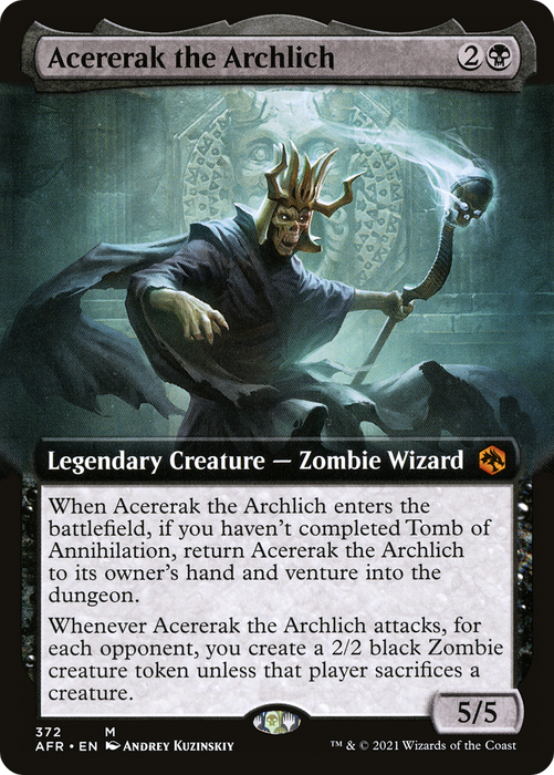 Acererak the Archlich (AFR-372) - mythic: (Extended Art) - Foil