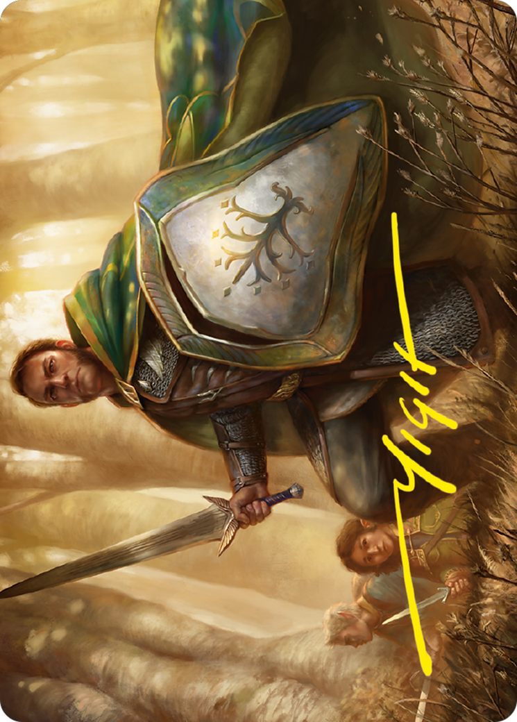 Boromir, Warden of the Tower // Boromir, Warden of the Tower (ALTR-001) - common (Borderless) - Foil