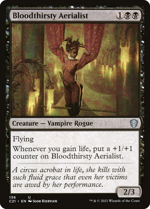 Bloodthirsty Aerialist (C21-136) - uncommon