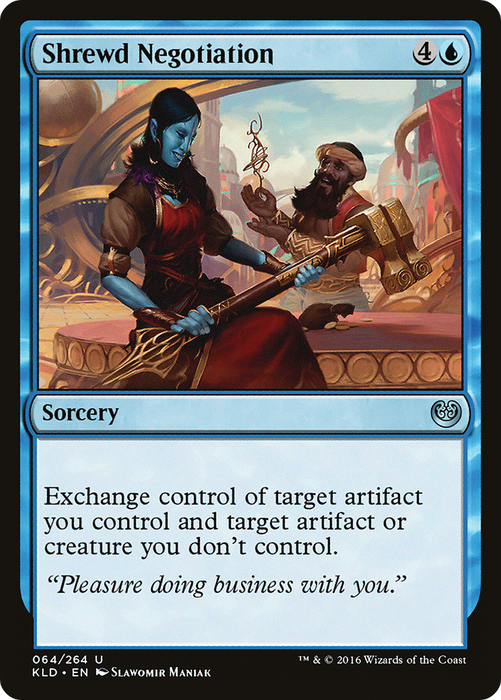 Shrewd Negotiation (KLD-064) - uncommon - Foil