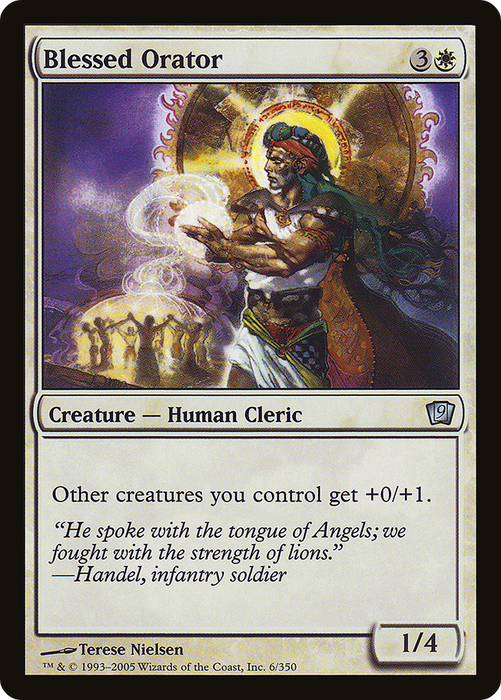 Blessed Orator (9ED-06★) - uncommon - Foil