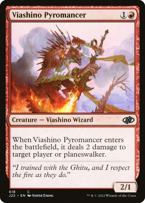 Viashino Pyromancer (J22-618) - common