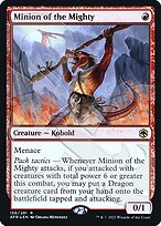 Minion of the Mighty (AFR&-156A) - rare - Foil