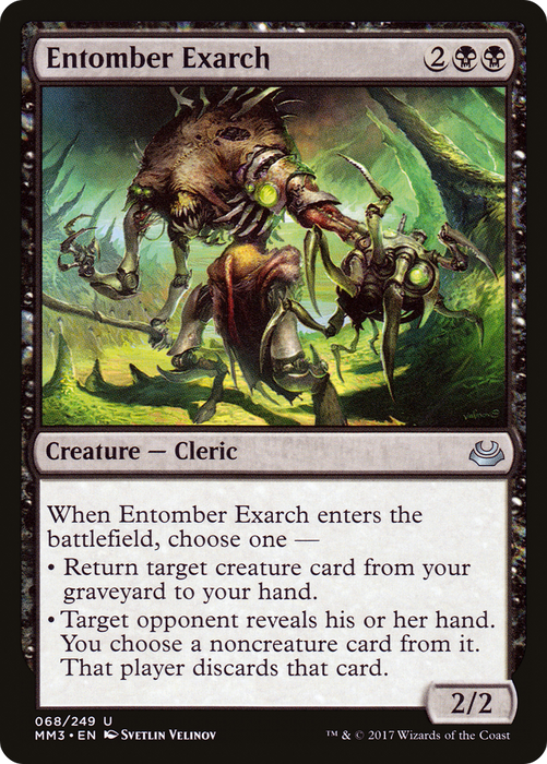Entomber Exarch (MM3-068) - uncommon - Foil
