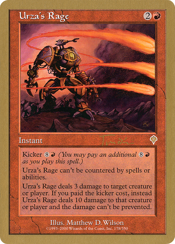 Urza's Rage (WCD-JT178) - rare