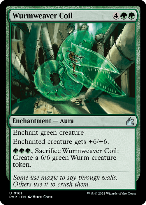 Wurmweaver Coil (RVR-161) - uncommon - Foil