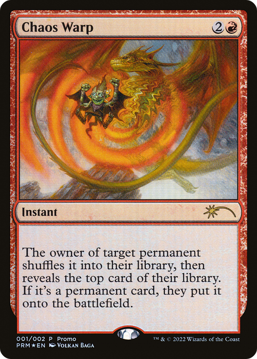 Chaos Warp (WPN-007) - rare - Foil
