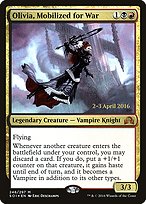 Olivia, Mobilized for War (PRE-248S) - mythic - Foil