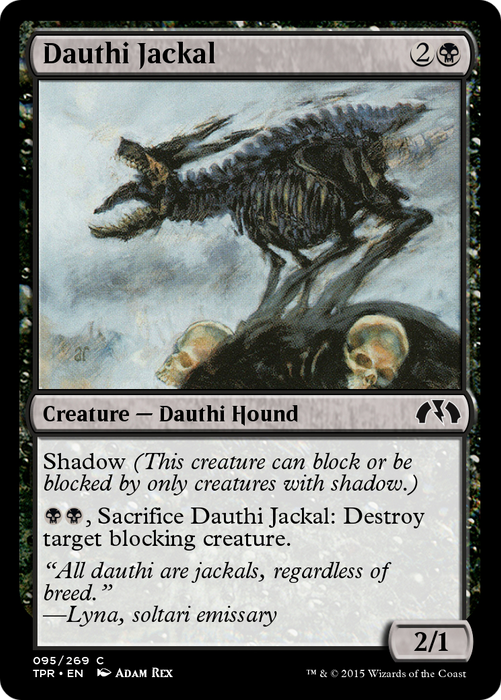 Dauthi Jackal (TPR-095) - common - Foil
