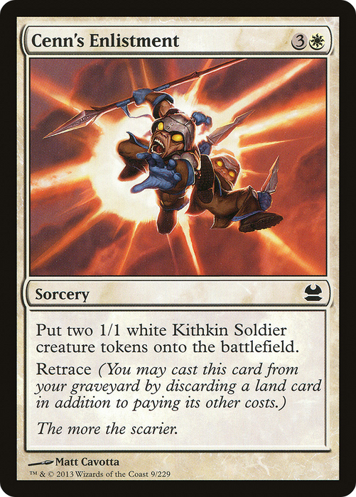 Cenn's Enlistment (MMA-009) - common - Foil