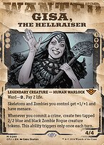 Gisa, the Hellraiser (OTJ-288) - mythic: (Showcase) (Borderless) - Foil