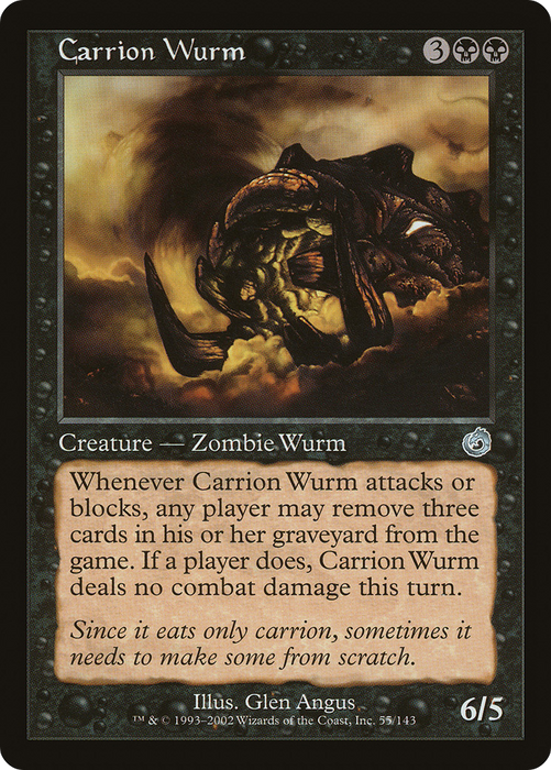 Carrion Wurm (TOR-055) - uncommon