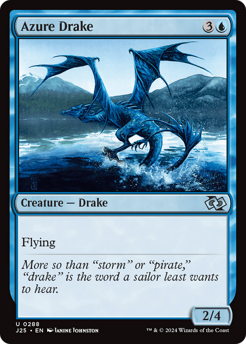 Azure Drake (J25-288) - uncommon
