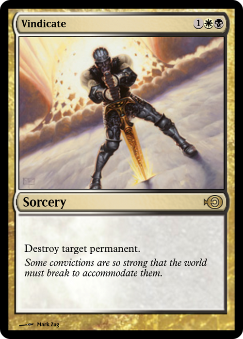 Vindicate (PRM-31391) - rare - Foil