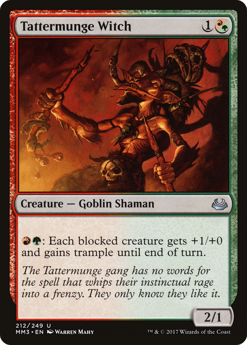 Tattermunge Witch (MM3-212) - uncommon