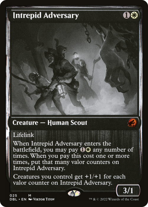 Intrepid Adversary (DBL-025) - mythic - Foil