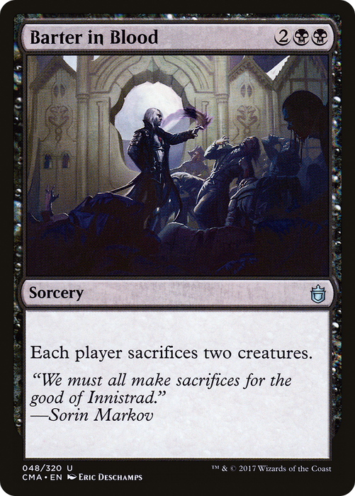 Barter in Blood (CMA-048) - uncommon
