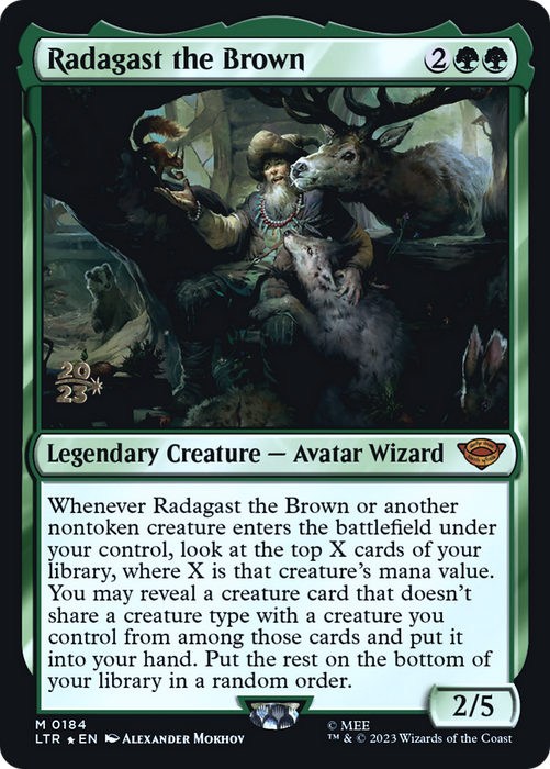 Radagast the Brown (PRE-184S) - mythic - Foil