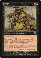 Filth (JUD-066) - uncommon: (tombstone) - Foil