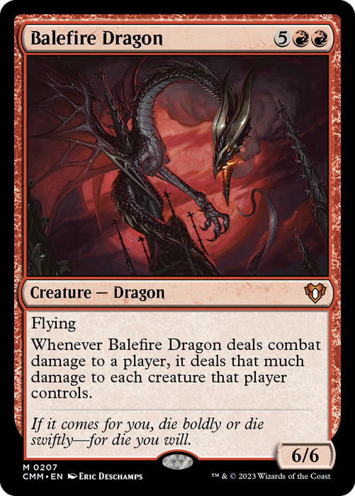 Balefire Dragon (CMM-207) - mythic