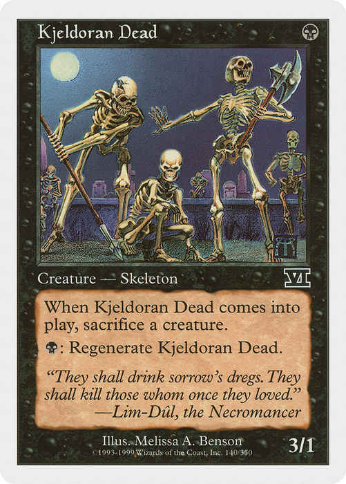 Kjeldoran Dead (6ED-140) - common