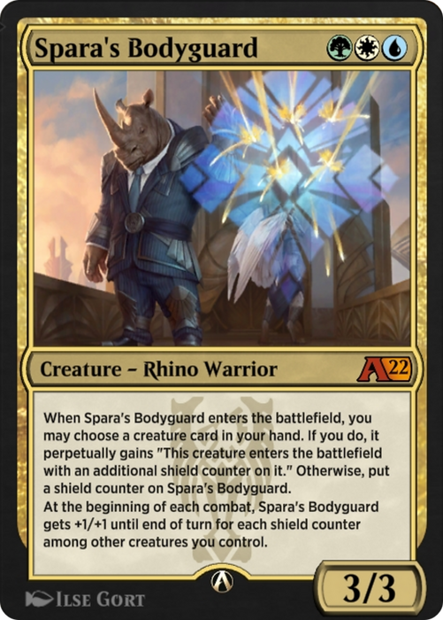 Spara's Bodyguard (YSNC-028) - mythic