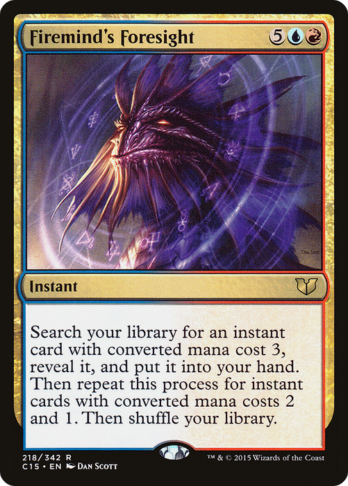 Firemind's Foresight (C15-218) - rare