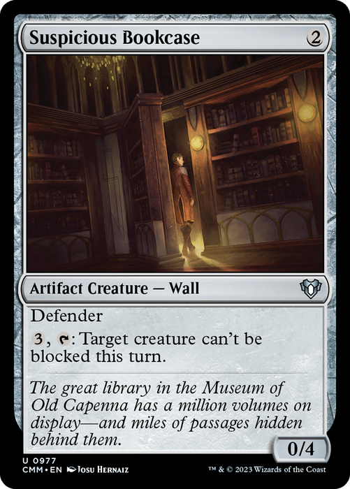 Suspicious Bookcase (CMM-977) - uncommon