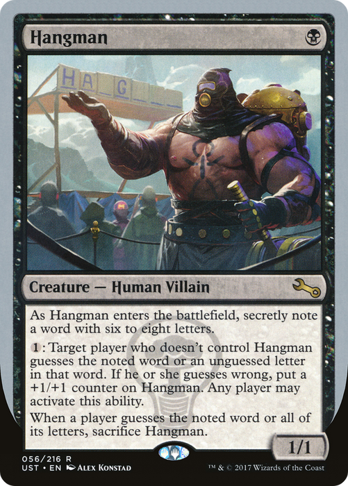 Hangman (UST-056) - rare - Foil