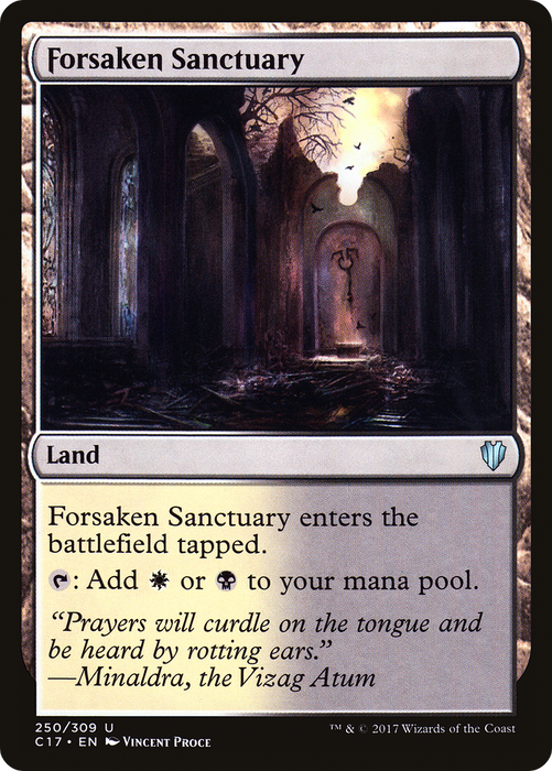 Forsaken Sanctuary (C17-250) - uncommon