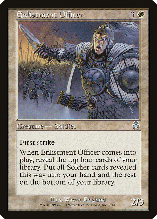 Enlistment Officer (APC-009) - uncommon