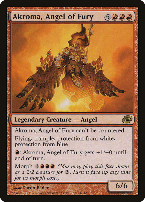 Akroma, Angel of Fury (PLC-094) - rare