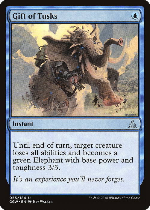 Gift of Tusks (OGW-055) - uncommon