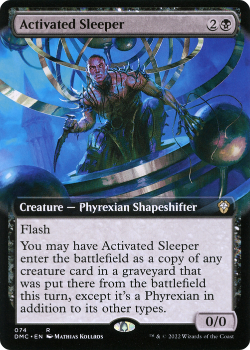Activated Sleeper (DMC-074) - rare: (Extended Art)