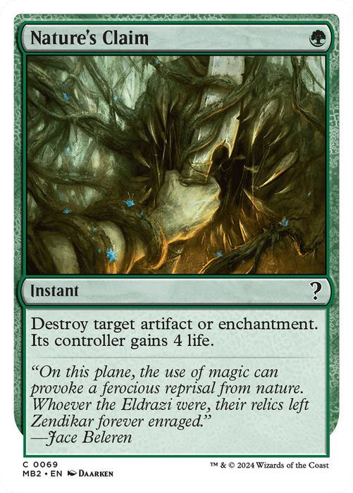 Nature's Claim (MB2-069) - common