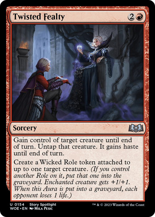 Twisted Fealty (WOE-154) - uncommon