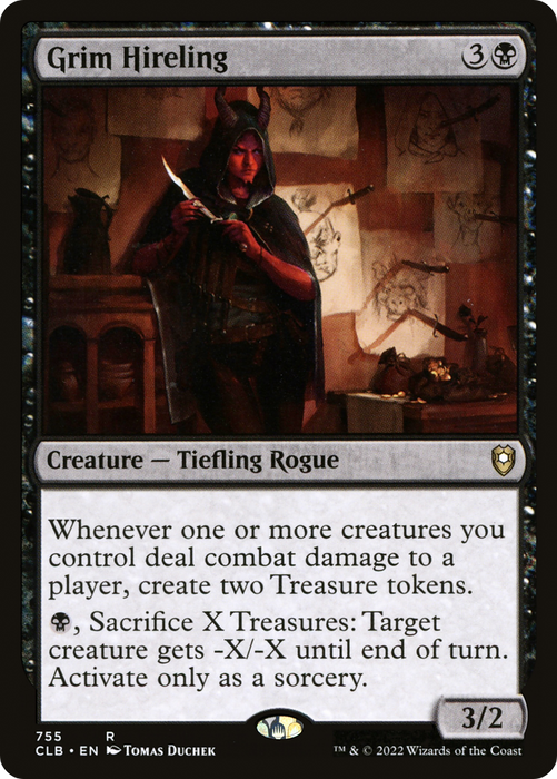 Grim Hireling (CLB-755) - rare