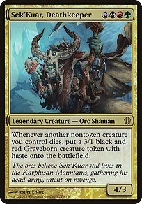 Sek'Kuar, Deathkeeper (OVER-210) - rare - Foil