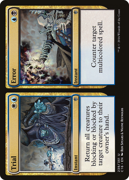 Trial // Error (C16-239) - uncommon