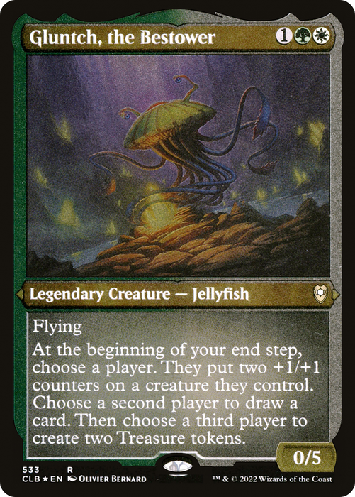 Gluntch, the Bestower (CLB-533) - rare - Etched Foil
