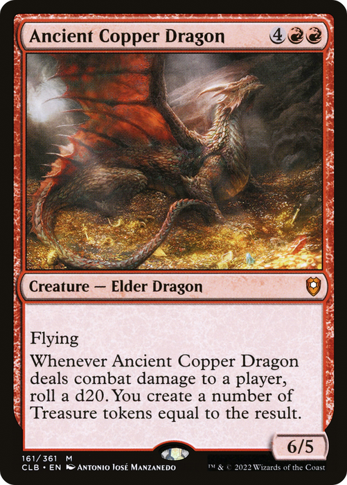 Ancient Copper Dragon (CLB-161) - mythic
