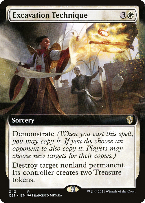 Excavation Technique (C21-343) - rare: (Extended Art)