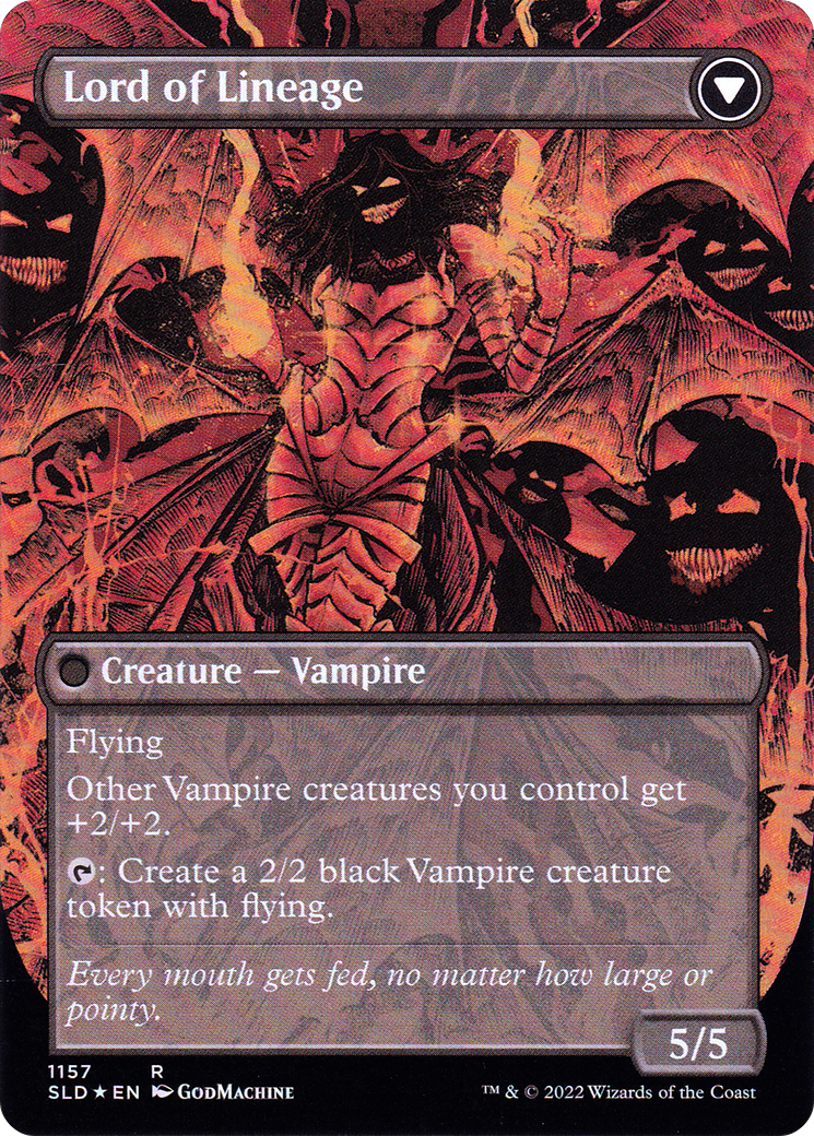 Bloodline Keeper // Lord of Lineage (SLD-1157) - rare (Borderless) - Foil
