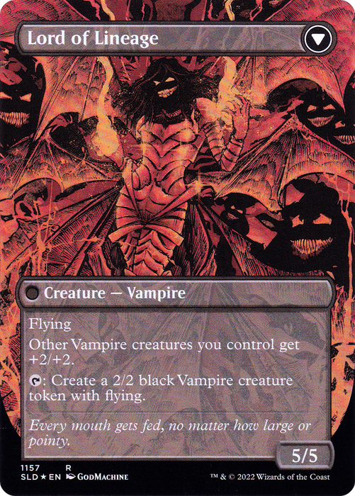 Bloodline Keeper // Lord of Lineage (SLD-1157) - rare (Borderless) - Foil
