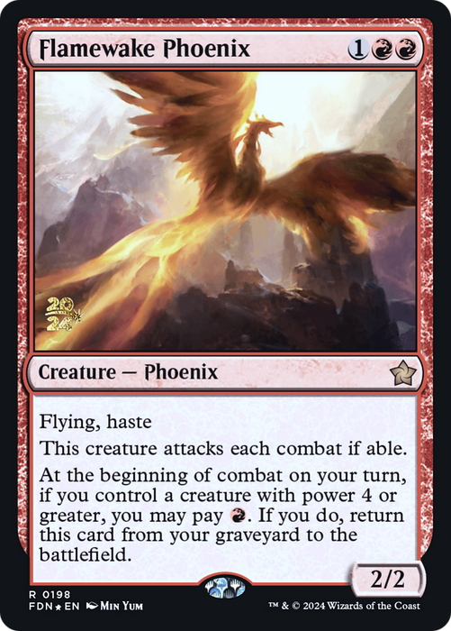 Flamewake Phoenix (PRE-198S) - rare - Foil